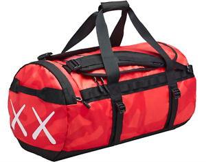 NEW KAWS x The North Face Duffle Bag Brilliant Coral Red 86 Print Medium