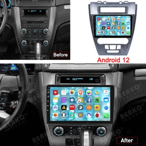 For 2009-2012 FORD FUSION CAR STEREO RADIO ANDROID 12.0 GPS NAVI WIFI RDS PLAYER - Picture 1 of 17