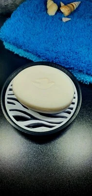 Zebra Soap Dish - Modern Soap Tray | Non Slip & Hygienic | Gift - Image 1 of 4