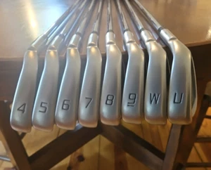 10.0/10.0 RH PING iE1 Iron Set : 4-9, PW, UW : Green/Blue Dot : AWT 2.0 R Flex - Picture 1 of 8