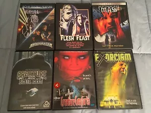 Horror DVD Lot Flesh Feast,Exorcism,Creature Comforts,Midnight Mass,Krull Spaceh - Picture 1 of 3