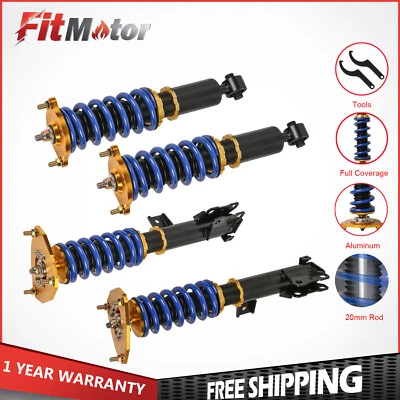 Coilover For 00-05 Mitsubishi Eclipse 3rd-Gen Adj Height Front Rear Left & Right — 第 1/4 张图片