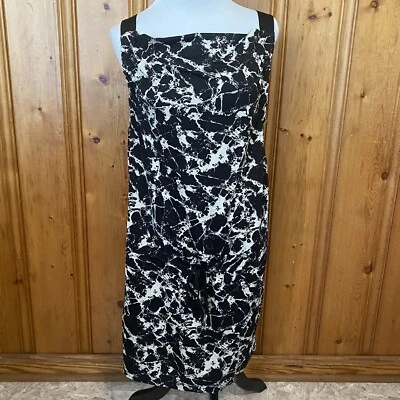 KENSIE LADIES' Size Small BLACK/WHITE  HALTER COCKTAIL DRESS - Image 1 of 4