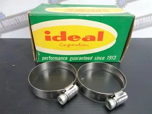 2 uds. Vintage HY-GEAR 5232 Tubo de manguera inoxidable ABRAZADERAS 1-1/2 "a 2" (NUEVO #32) - Imagen 1 de 10