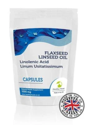 HEALTHY MOOD Leinsamen Leinöl 1000mg Linolensäure Kapseln