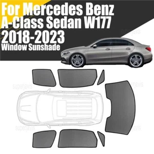 Magnetic Window Sunshade For Mercedes A Class W177 Mesh Windshield Frame Curtain - Picture 1 of 14