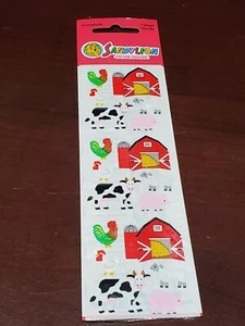 Sandylion Kromakote Barnyard w/ animals 1 sheet NIP 3 mods - Picture 1 of 3