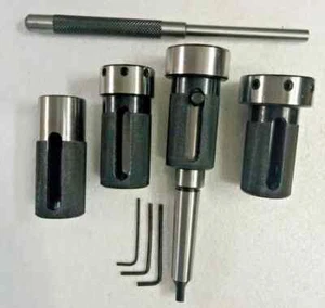 MT1 Shank Lathe Tailstock Die Holder Set Floating Sliding HEAVY DUTY Imperial - Picture 1 of 1