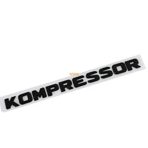  KOMPRESSOR Schriftzug Emblem Aufkleber Badge Auto AZ Für Mercedes Benz 1  Stück - Picture 1 of 9