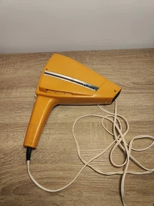 🧡 Vintage Haartrockner CALOR 70er Jahre Retro Design Orange Made in France  - Bild 1 von 8