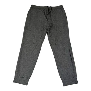 Pantalone jogger Lululemon uomo XL grigio allenamento atletico palestra coulisse M5569S - Foto 1 di 14