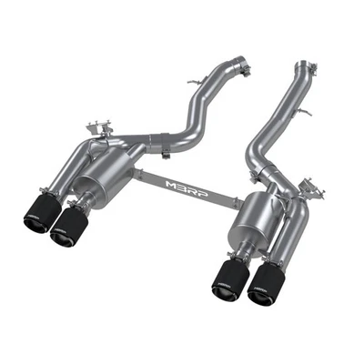 MBRP Armor Pro Series Exhaust System for BMW M2 2018-2021 with Carbon Fiber Tips - Image 1 of 4