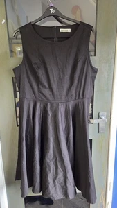Grace Karin Black Stretch Summer Fit & Flare Summer Dress Size 2XL 18-20 - Picture 1 of 9