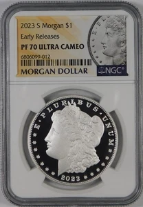 2023-S $1 Proof Morgan Silver Dollar NGC PR70 Ultra Cameo **Early Releases** - Picture 1 of 2