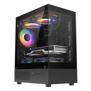 Gaming Tower Intel Core i5 16GB RAM 1TB + 240GB SSD GT730 4GB Win 11P - Picture 1 of 5