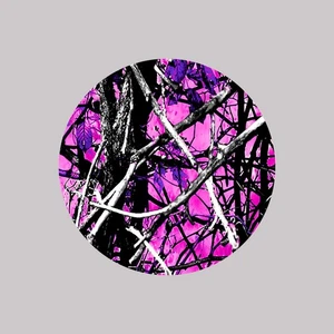 Camouflage Circle Sticker -  Dot Background Moon Pattern Decal - Picture 1 of 17