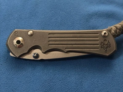 Chris Reeve Knives x Prometheus Design Werx Small Inkosi Drop Point S45VN “LINES - Image 1 of 4