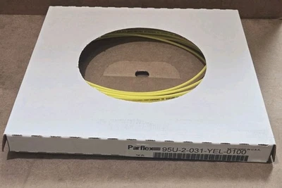(1 Pc)  PARKER PARFLEX  1/8" OD x .031'' Wall 95U Tubing 95U-2-031-YEL-0100 - Image 1 of 3