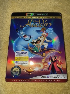 Aladdin Walt Disney Signature Collection 4K Ultra HD + Blu-Ray + Digital New - Bild 1 von 4