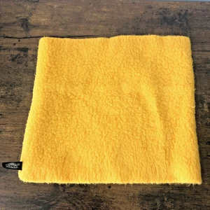 Retro Turtle Fur Neck Warmer Gaiter Yellow Fleece Made USA — Skiing Snowboarding - Picture 1 of 9
