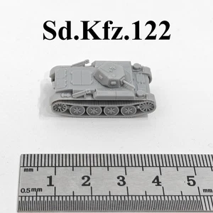 Tanque alemán Panzerkampfwagen II (Flamm) Ausf.E, impreso en 3D, mini modelo 1/144, resina - Imagen 1 de 5