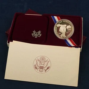 1983-S US Mint Olympic Silver Dollar Los Angeles XXIII Olympiad - Free Ship US - Picture 1 of 6