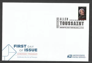 US 5957 Black Heritage Allen Toussaint Ceremony Program FDC 2025 - Bild 1 von 3