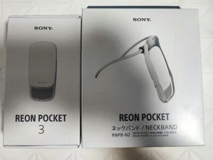 SONY REON POCKET 3 Wearable Thermo Device RNP-3/W + Exclusive Neckband In Japan - Picture 1 of 5