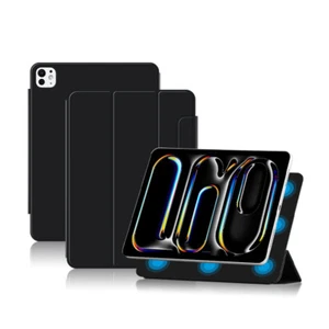 For iPad Pro M4/Air M2/M3 Thin Auto Sleep Magnetic Buckle Folio Leather Cover - Picture 1 of 55