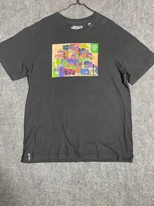 LRG Lifted Research Group T-Shirt Black Men's Size 2XL Short Sleeve Y2K 90s - Picture 1 of 11
