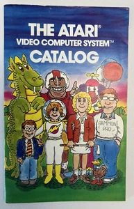ATARI BLUE CATALOG 1980 Original Video Computer System VTG - Picture 1 of 2