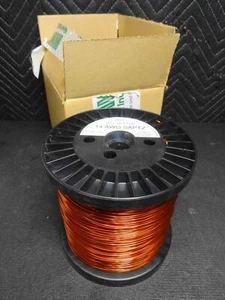 MWS 14 AWG SAPTZ Round Varnished Magnet Wire - 13.3 lbs Copper on spool 74050-01 - Picture 1 of 4