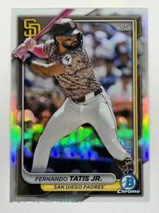 2024 Bowman Chrome Fernando Tatis Jr. Refractor /499 San Diego Padres - Picture 1 of 2