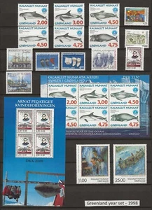 Grönland 1998 Jahrgangssatz postfrisch - Bild 1 von 1