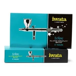Iwata Eclipse Airbrush Takumi Side Feed Dual Action Airbrush, Model ECL350T - Imagen 1 de 7