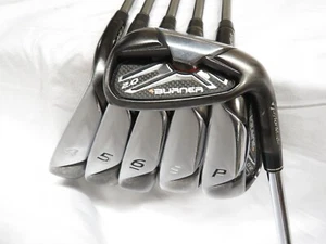 Used TaylorMade Burner 2.0 Iron Set 4-PW,AW (No 7,8 Iron) Burner Stiff Steel S - Picture 1 of 9