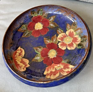 Antique Royal Doulton "Wild Roses" 11x3.5" Bowl 1940 rim crack - Picture 1 of 8