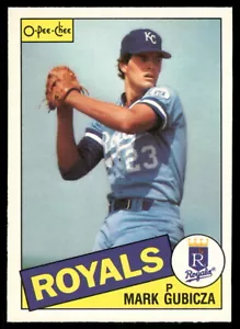 1985 O-Pee-Chee #127 Mark Gubicza RC EX-NM - Picture 1 of 2