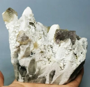 WOW!!! Rare Transparent Green Cube Fluorite Crystal Mineral Specimen/China - Picture 1 of 12