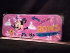 Minnie Mouse Bows Tin Metal Pencil Box Case Catch All Treasure Trove Disney
