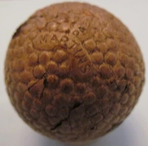 MARTIN'S ZODIAC BRAMBLE GOLF BALL WITH PROPELLORS ON BOTH POLES - Picture 1 of 6