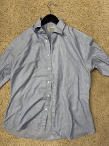 Testa 1919 Fabrics Men's Shirt Button Up Large Italian - Picture 1 of 1