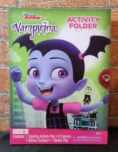 2018 Bendon Disney Junior Vampirina Aktivität Ordner/Buch Malbuch Sticker - Bild 1 von 6