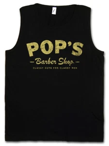 TOP SERBATOIO POP'S BARBER SHOP The Harlem Luke Cage Insegna Logo Defenders Company - Foto 1 di 1