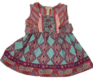 Top túnica Matilda Jane 2 2T Jacelyn estampado mixto Shasta Friends Forever - Imagen 1 de 9