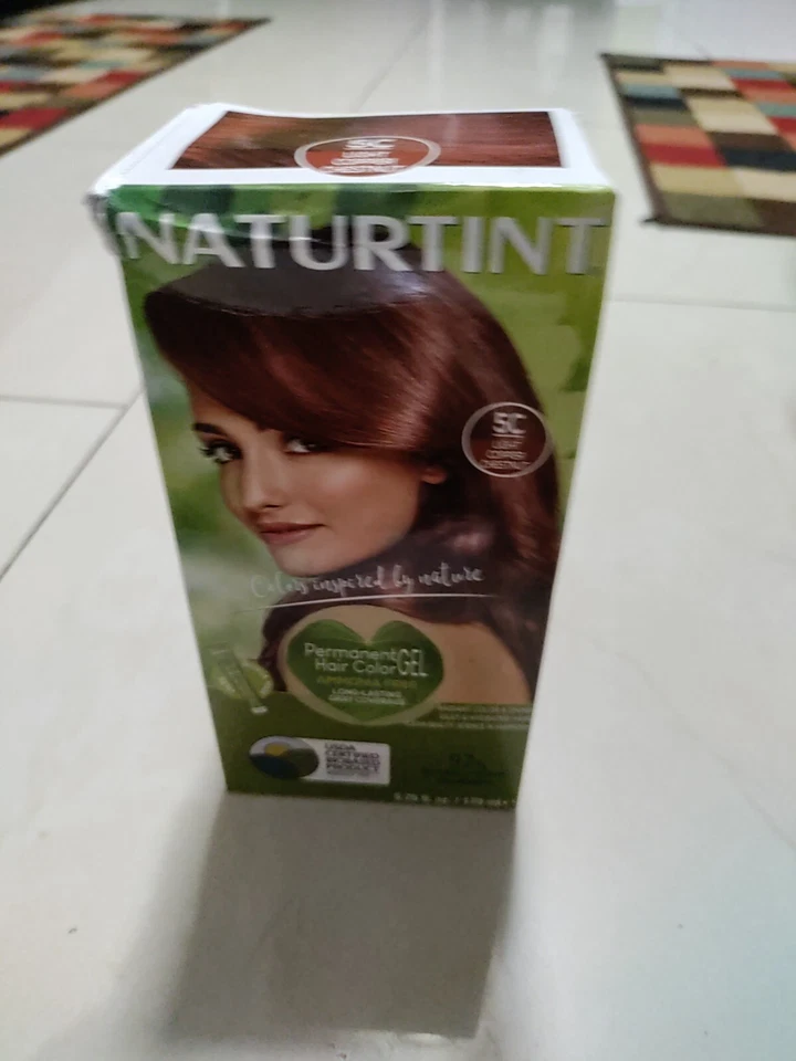 Color de cabello permanente Naturtint 5C cobre claro castaño 5,6 OZ Foto 1 de 2