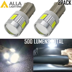 Alla Lighting BA9S LED 6000K White Parking Brake Warning Light|Radio Dial Light - Picture 1 of 6