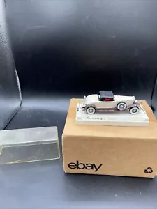 1935 Cream Duesenberg J Spider 4035 Golden Age d'or Solido 1:43 Diecast Car 5" - Picture 1 of 11