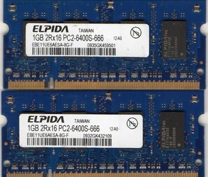 NEW 2GB 2x 1GB Kit Compaq Presario F500 / F700 DDR2 Laptop/Notebook RAM Memory - Picture 1 of 1