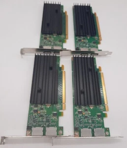 Lot of 4 Nvidia Quadro NVS 295 PCI-E 256MB Dual DP Port Video Card FULL X175K - Picture 1 of 4